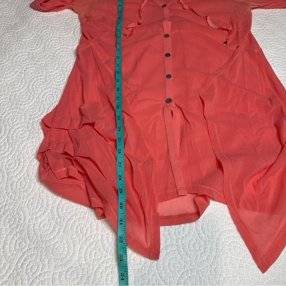 Joseph Ribkoff Coral Swim Coverup - Picture 9 of 9